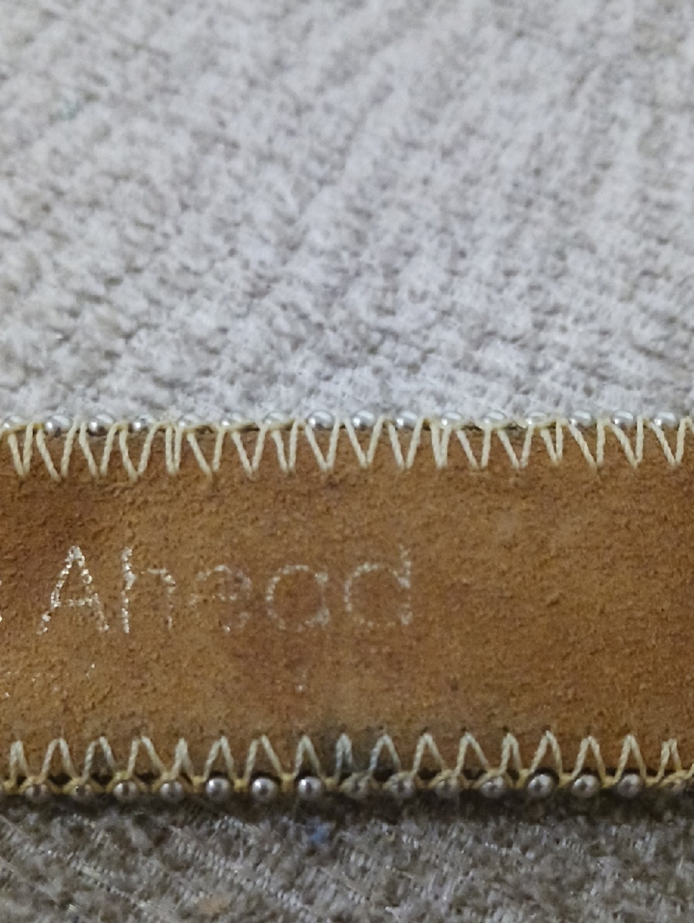 Vintage Streets Ahead Italian Leather Belt - Picture 15 of 16